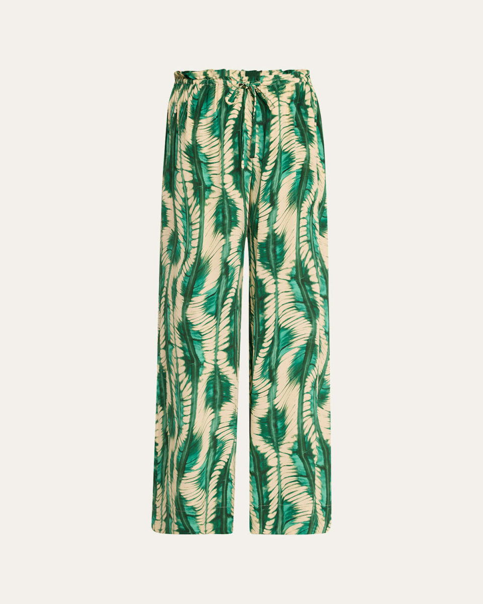Sawyer Fluid Silk Twill Pants